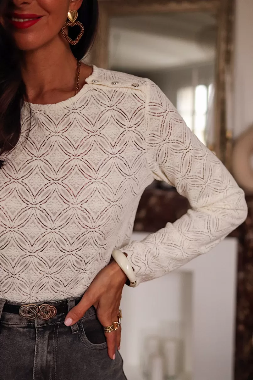 Intemporel Shop Blouse Soléa écrue Sale