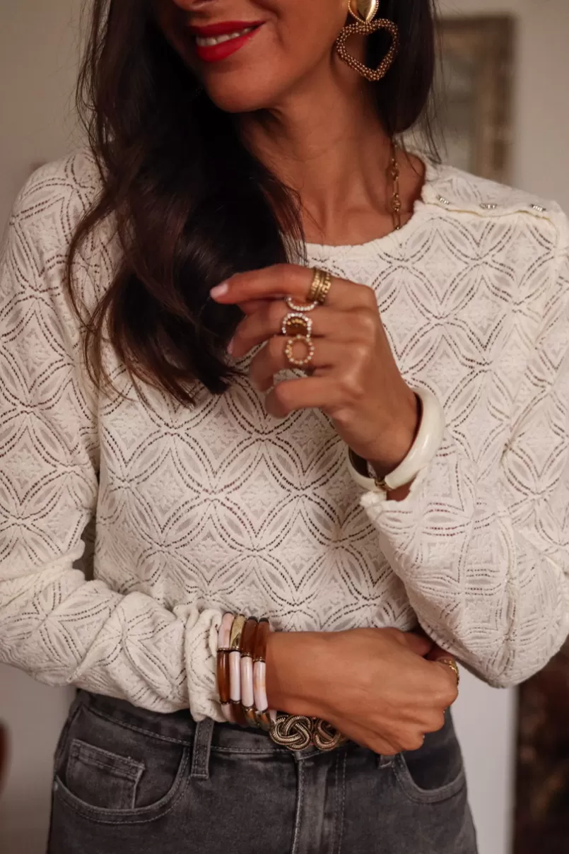 Intemporel Shop Blouse Soléa écrue Sale