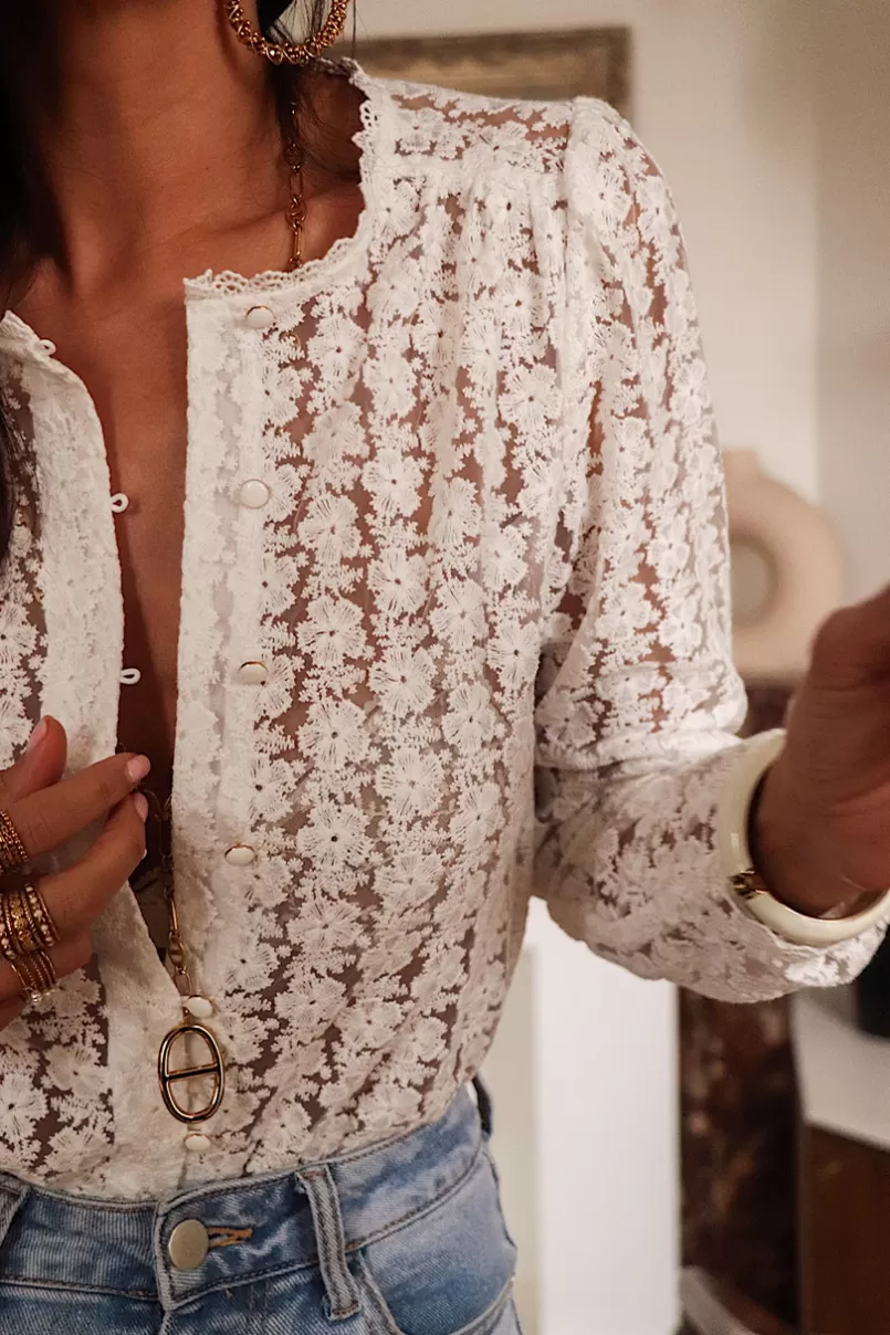 Intemporel Shop Blouse Taylor dentelle Cheap