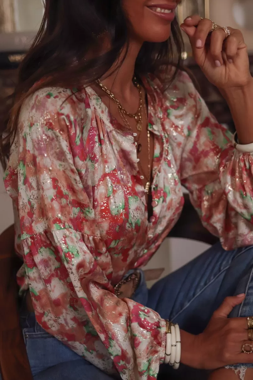 Intemporel Shop Blouse Wyna terracotta Online