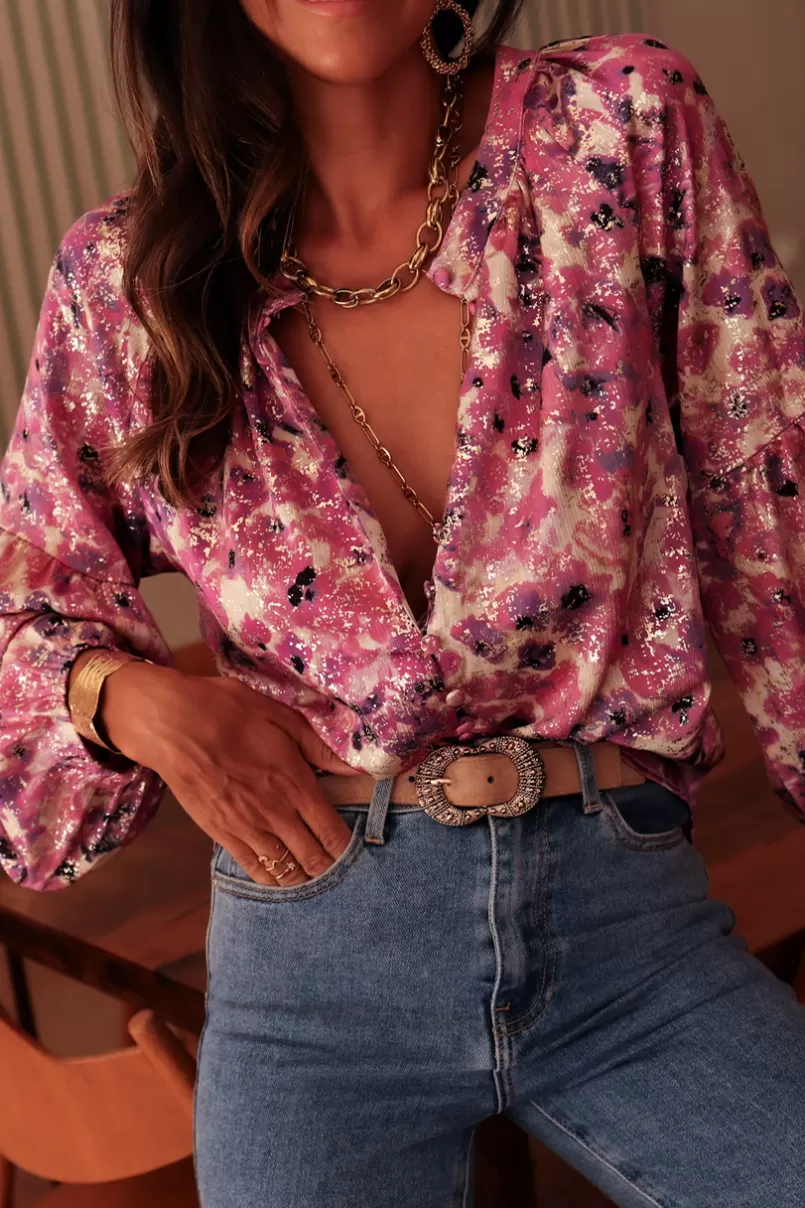 Intemporel Shop Blouse Wyna violet Online