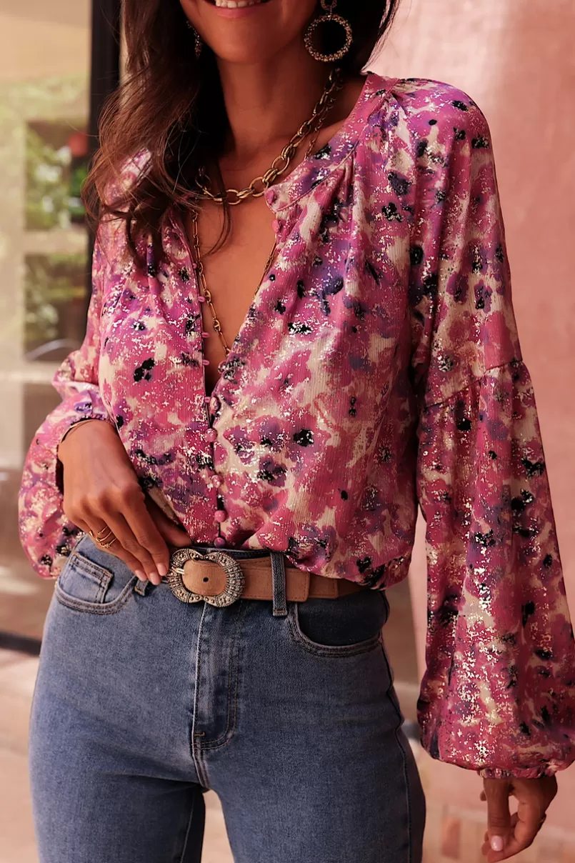 Intemporel Shop Blouse Wyna violet Online