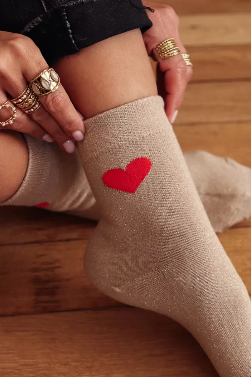 Intemporel Shop Chaussette Cœur Discount