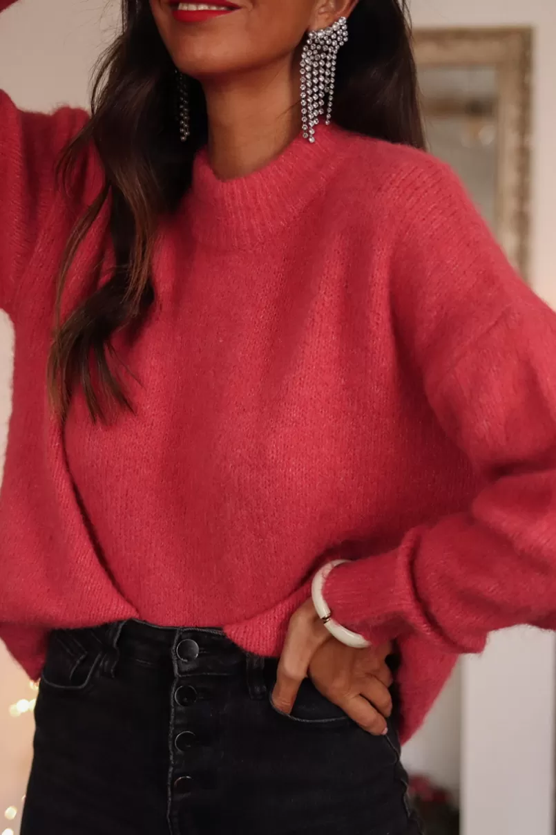 Intemporel Shop Pull Gaspard framboise Shop