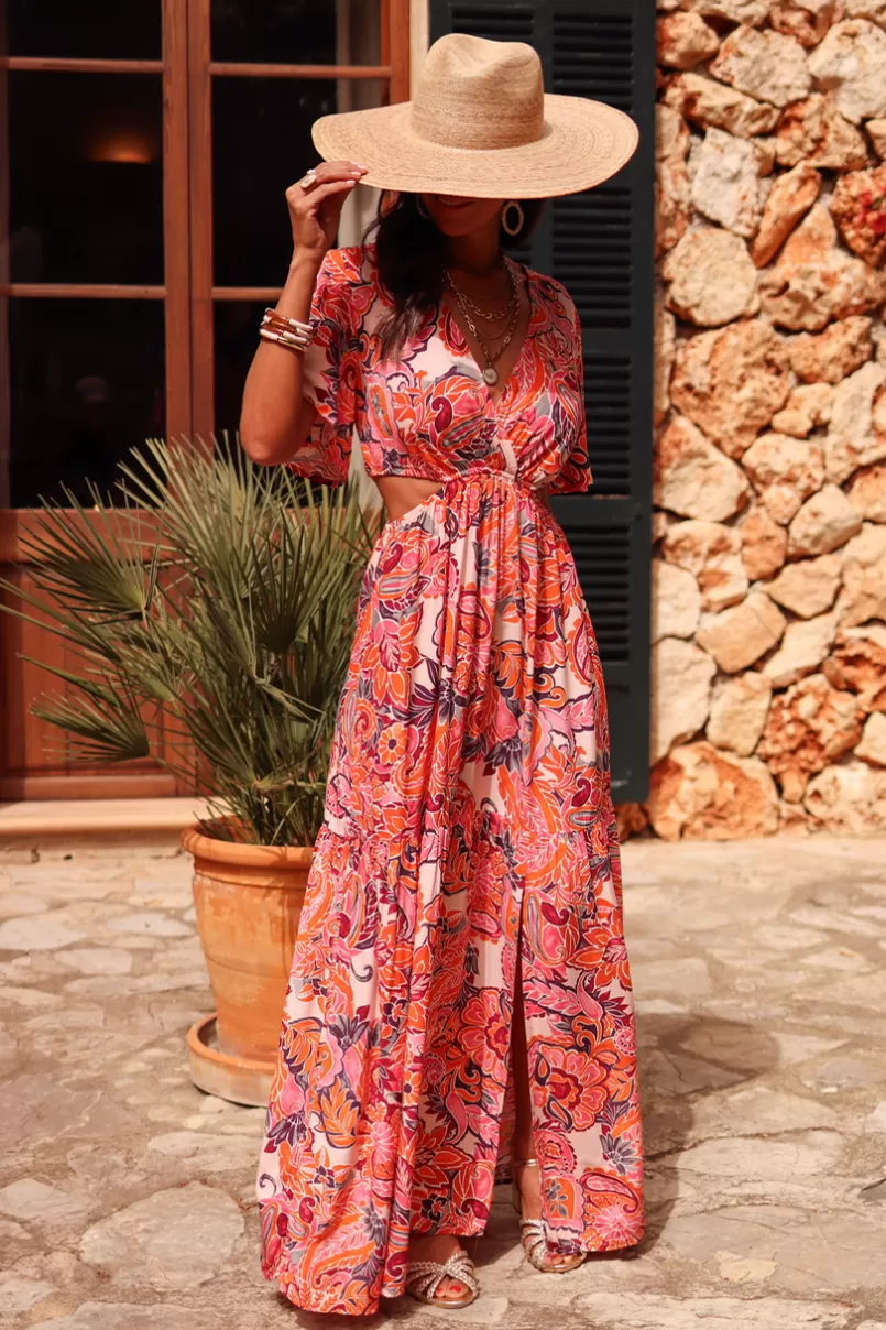 Intemporel Shop Robe Palerme rose New