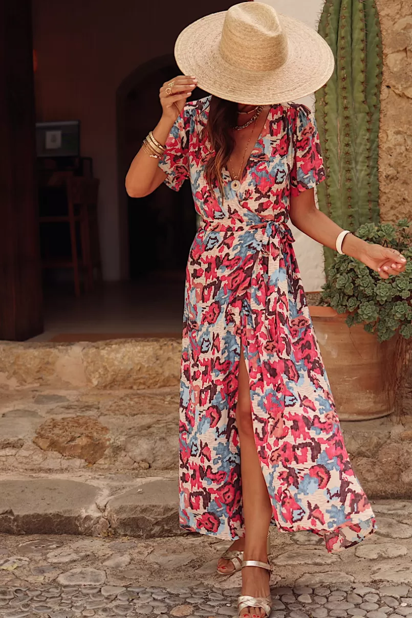 Intemporel Shop Robe portefeuille Capri New