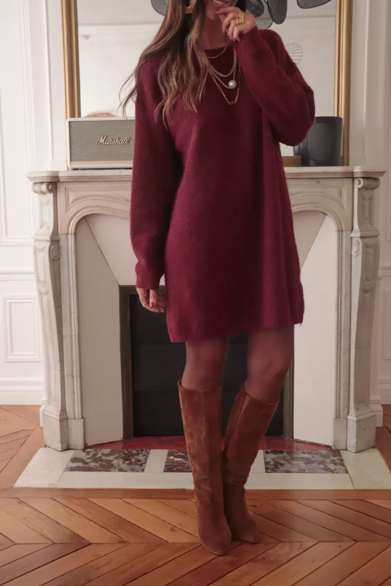 robe_pull_ama_bordeaux_3.webp Intemporel Shop Robe pull Amaé bordeaux New