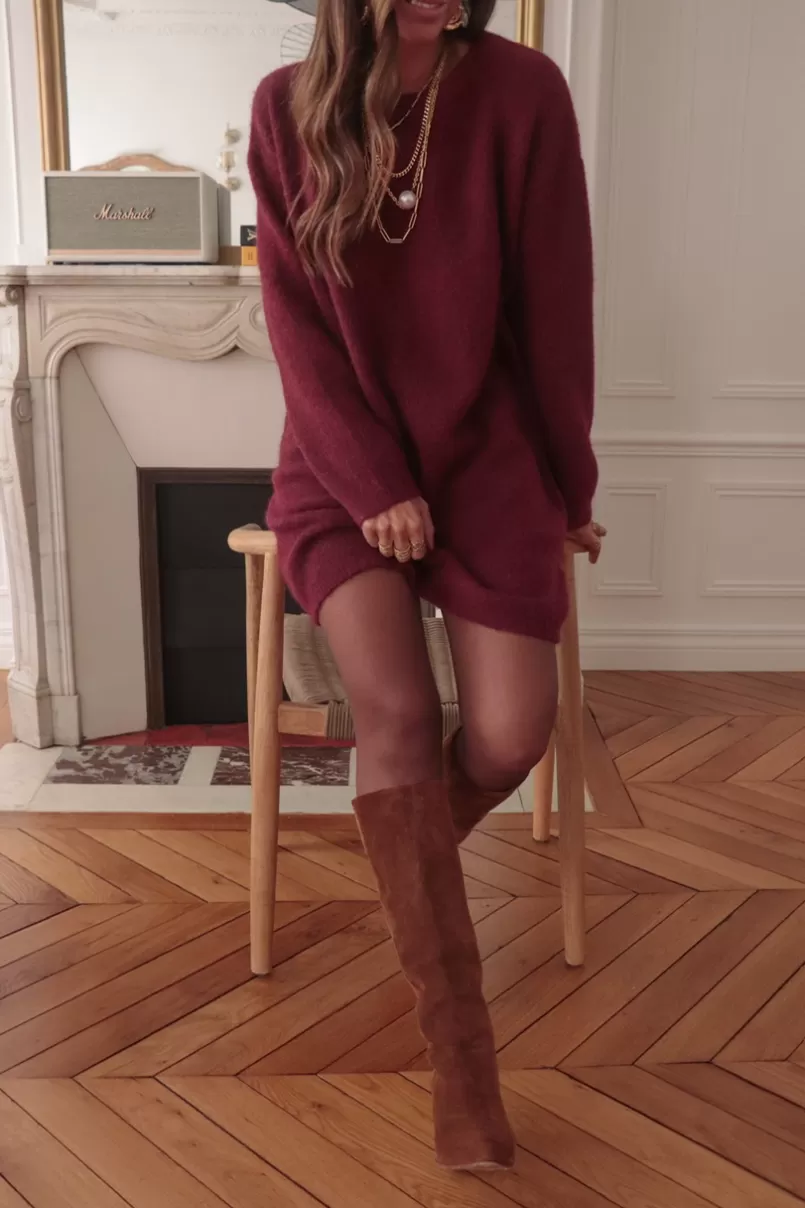 robe_pull_ama_bordeaux_4.webp Intemporel Shop Robe pull Amaé bordeaux New