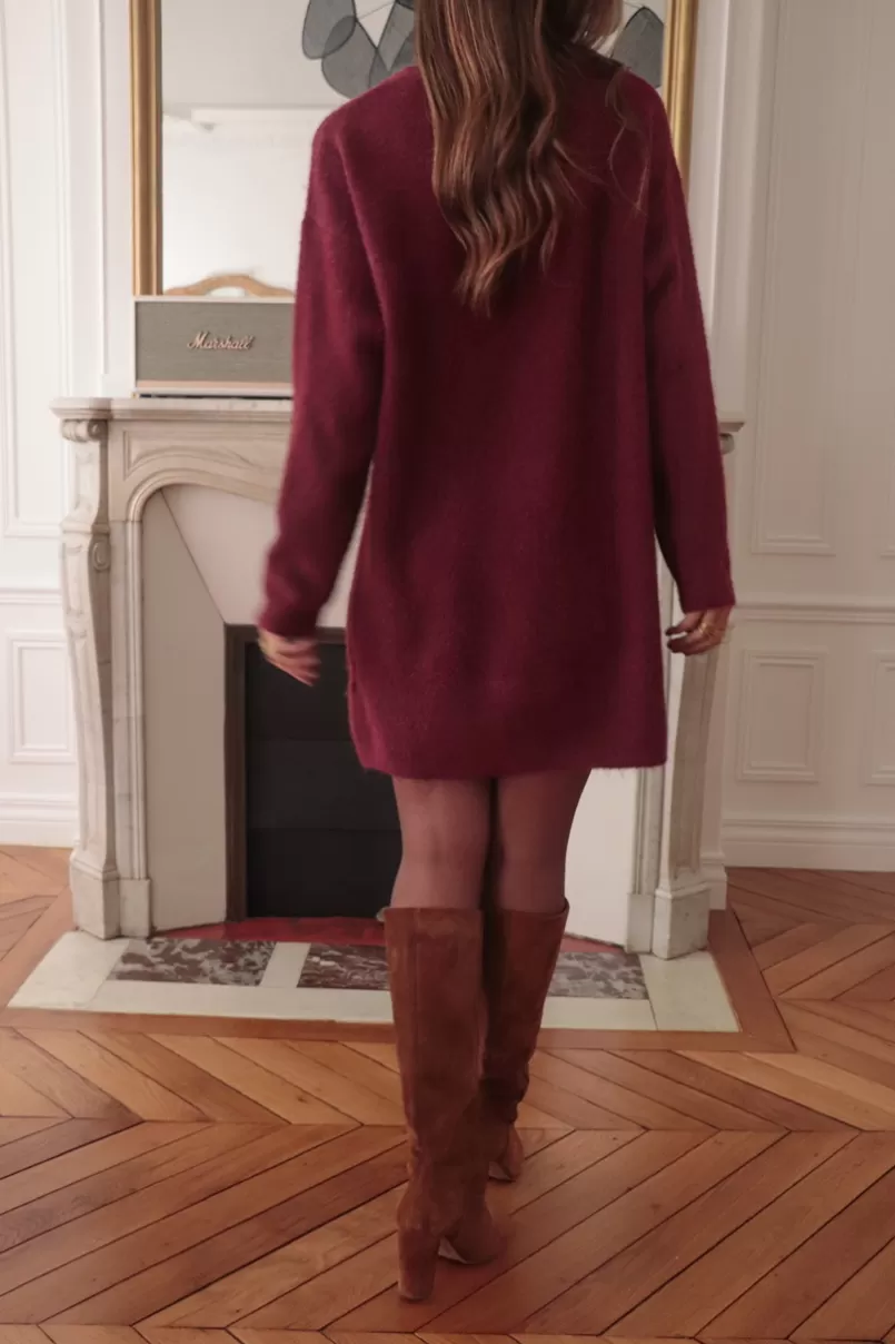 robe_pull_ama_bordeaux_5.webp Intemporel Shop Robe pull Amaé bordeaux New